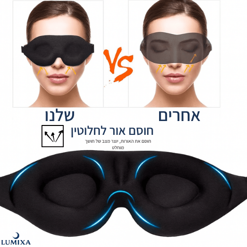 (88₪)כיסוי עיניים מתנה - Lumixa