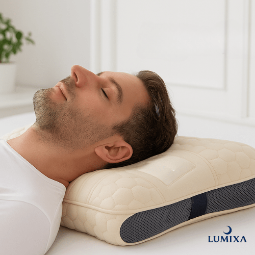 הכרית האורתופדית לשינה רגועה נטולת כאבים ולחצים דיפרליף - Lumixa